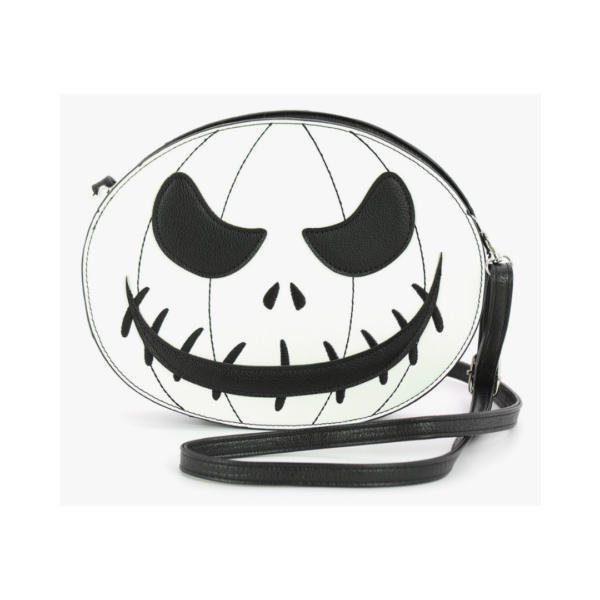White Double-Sided Jack-o-Lantern Bag