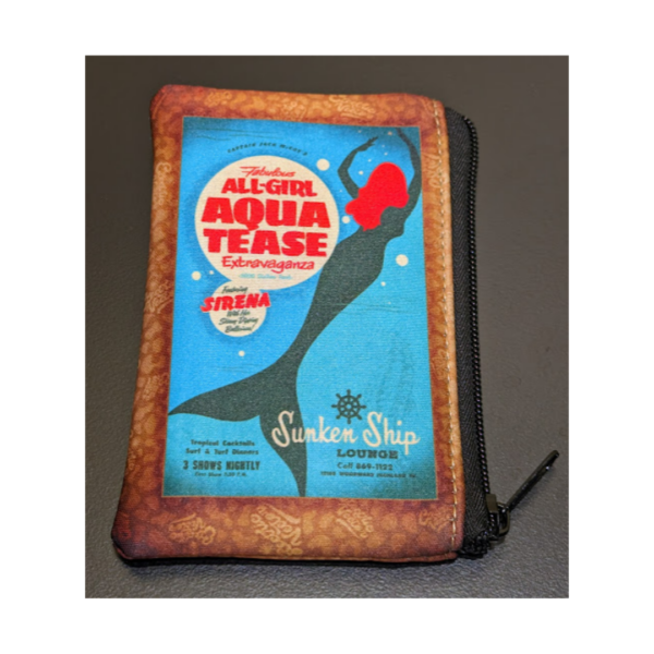Aqua Tease Coin Pouch