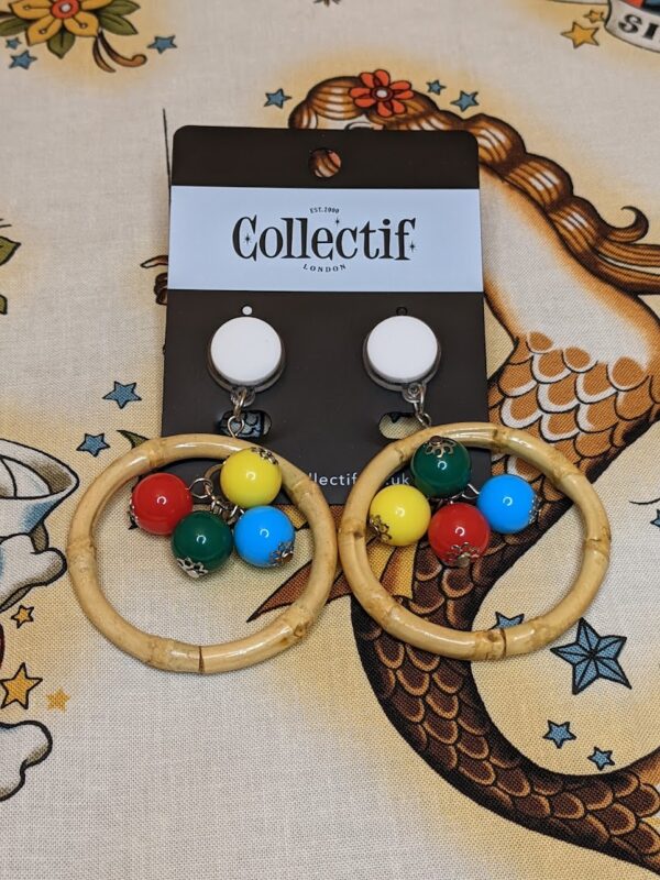 Cha Cha Bamboo Earrings by Collectif