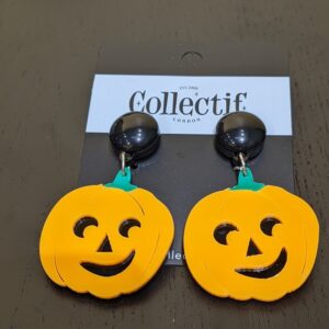 Pumpkin Earrings by Collectif