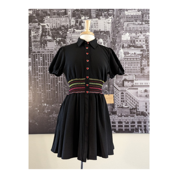 Smocked Babydoll Blouse by Smak Palour